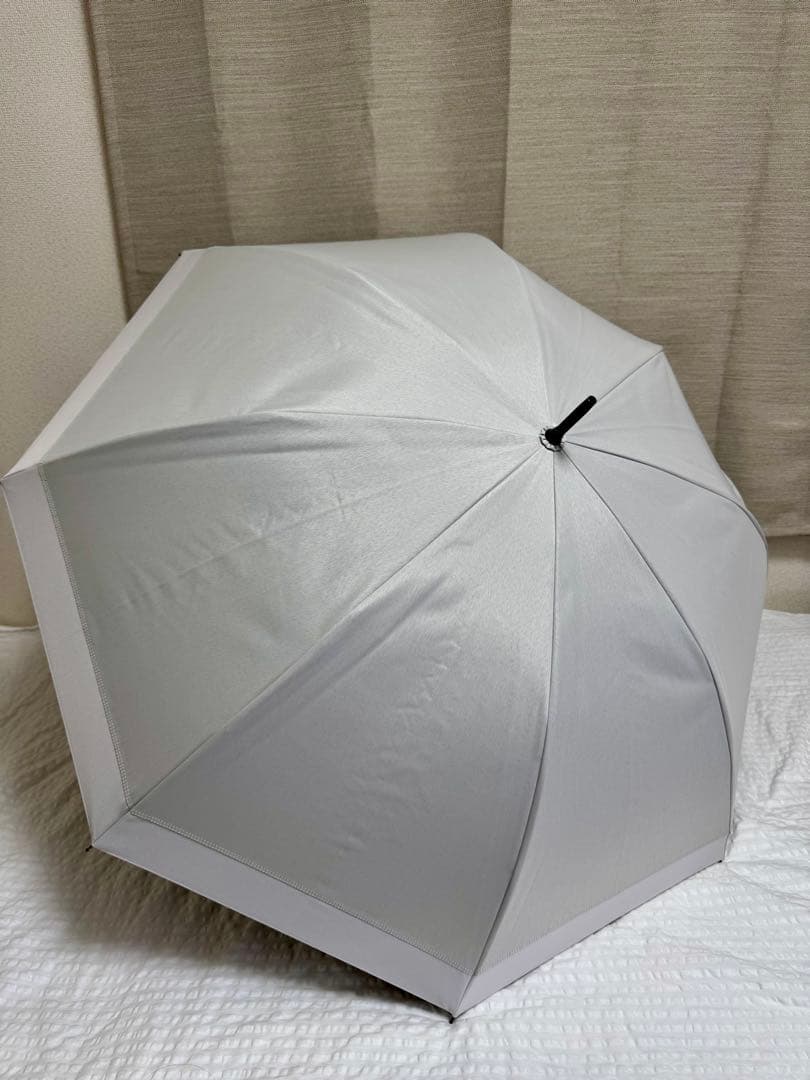 サンバリア100 長傘 Lサイズ コンビmoku アイボリー 竹手元