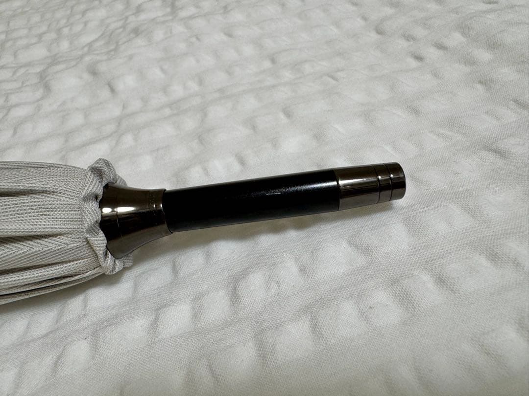 サンバリア100 長傘 Lサイズ コンビmoku アイボリー 竹手元