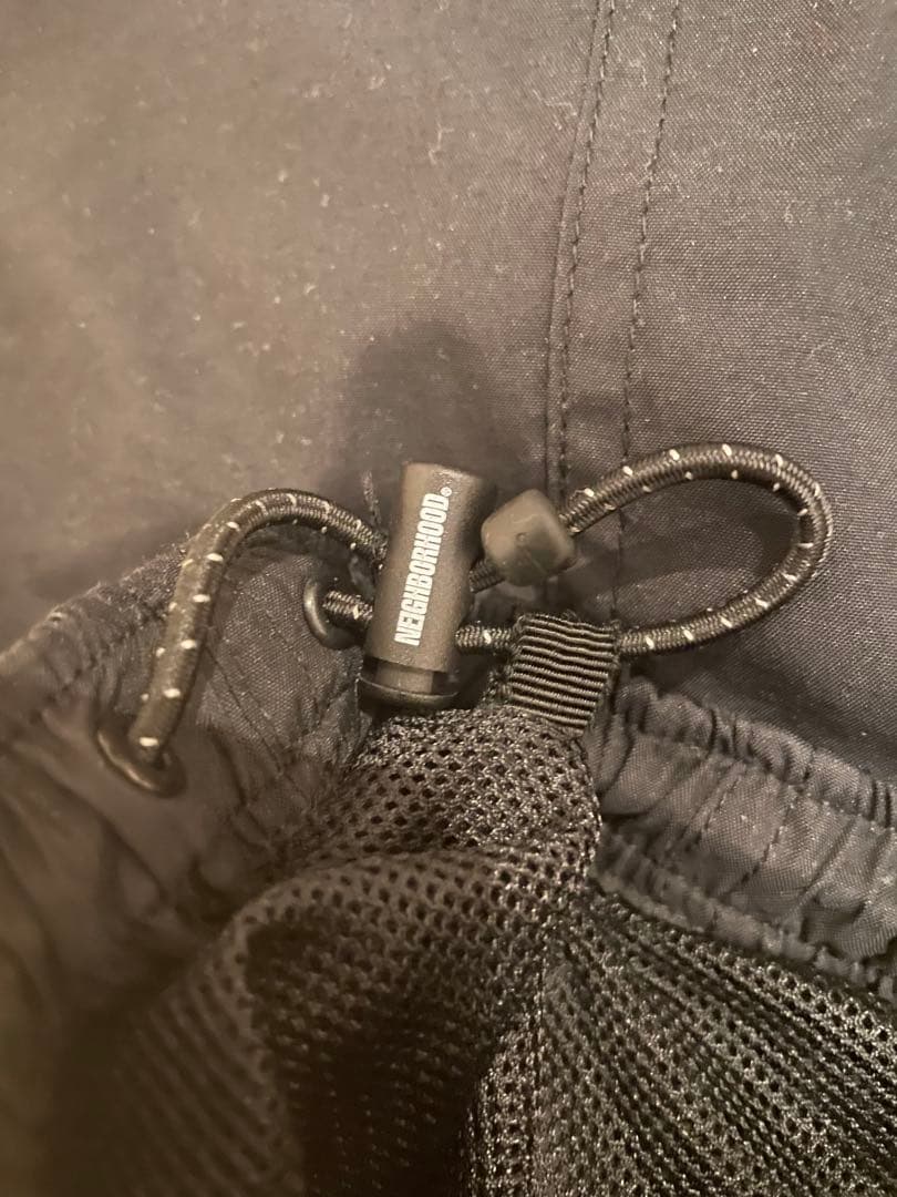 neighborhood ポリエステル製ズボン　黒色