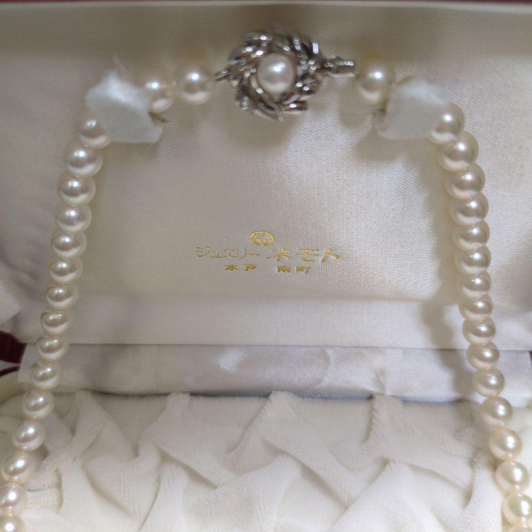 本真珠 ネックレス ホワイト　レトロ