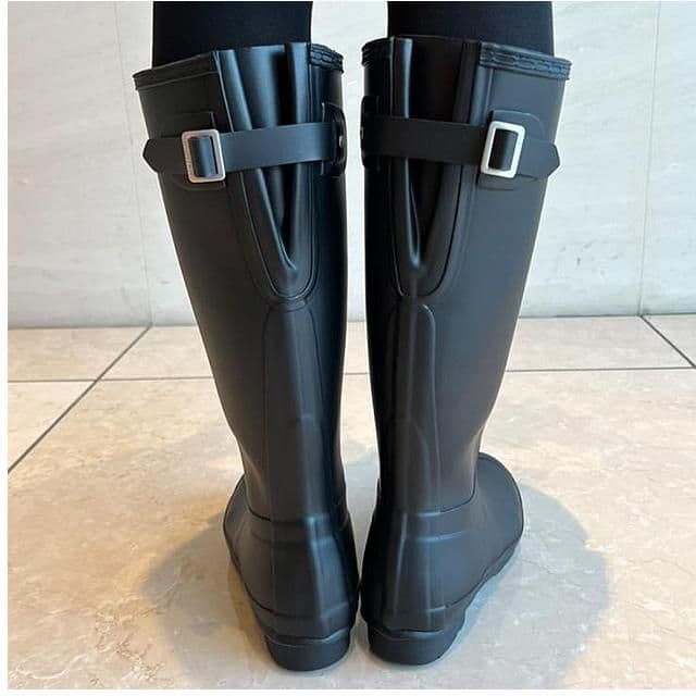 新品ハンターHUNTERレディースレインブーツ・ブラック　UK5-24cm