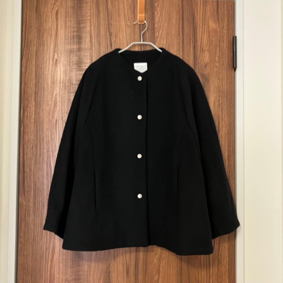 yuni(ユニ) super110 綾2重織ボトルネックコート