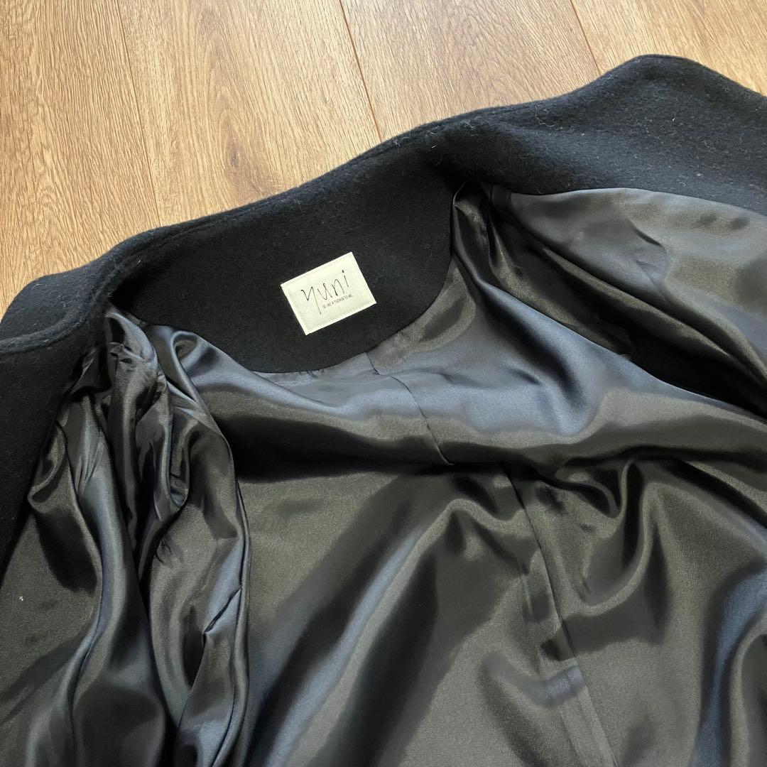 yuni(ユニ) super110 綾2重織ボトルネックコート