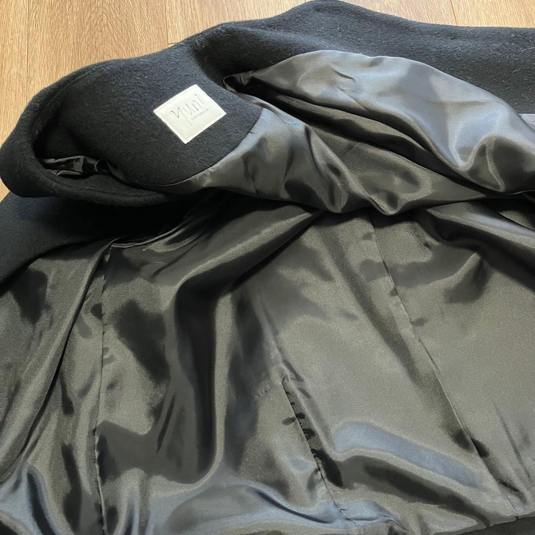 yuni(ユニ) super110 綾2重織ボトルネックコート