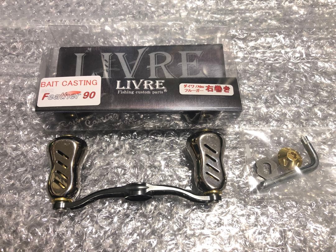 リブレ　フェザー　クランク90（ダイワ/アブ/フルーガー　右巻き用）