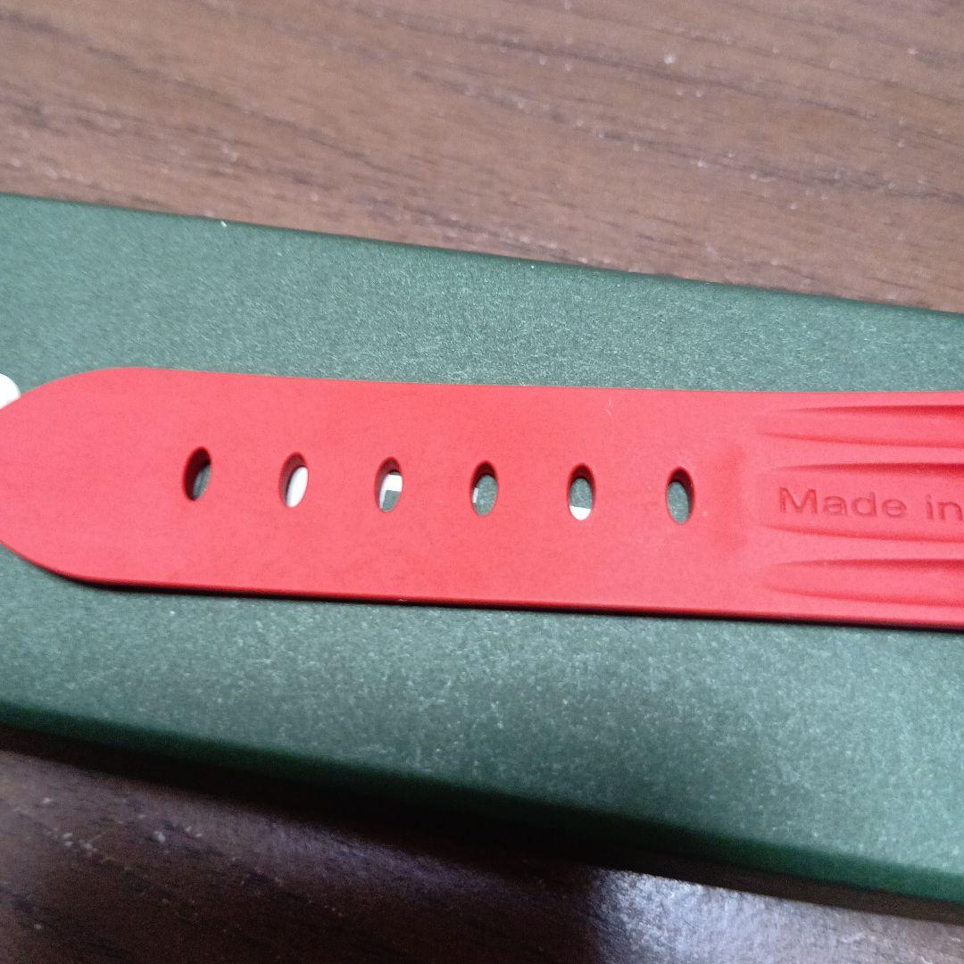 PANERAI 　純正ラバーベルト　ストラップカウッチュー ロッソ　未使用