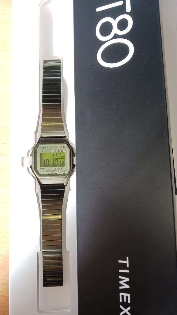 d*a様 TIMEX T80 インディグロ デジタル腕時計 TW2U94000