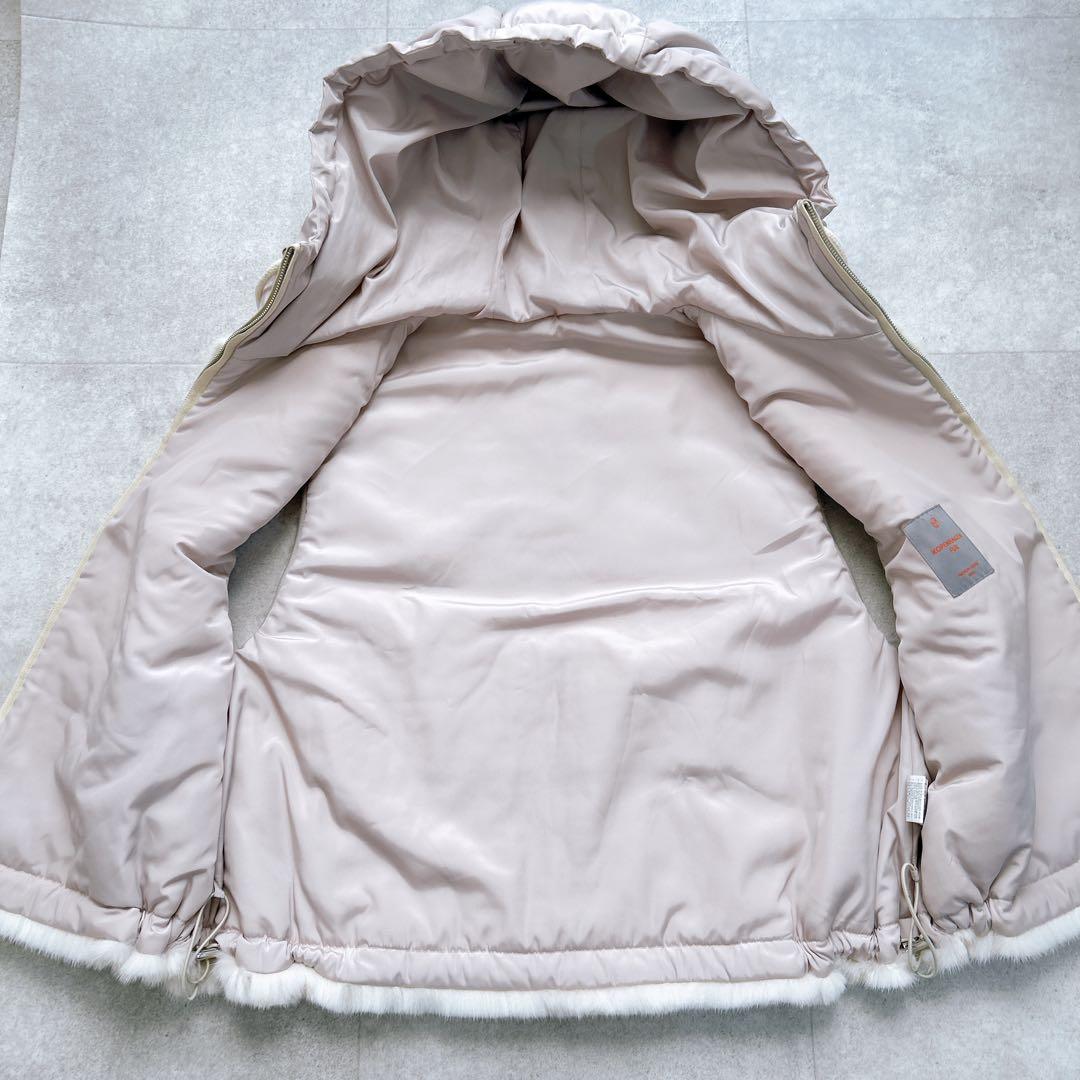 極美品✨コペンハーゲン ファー　パールミンク　リアルファー　毛皮　ベスト　フード