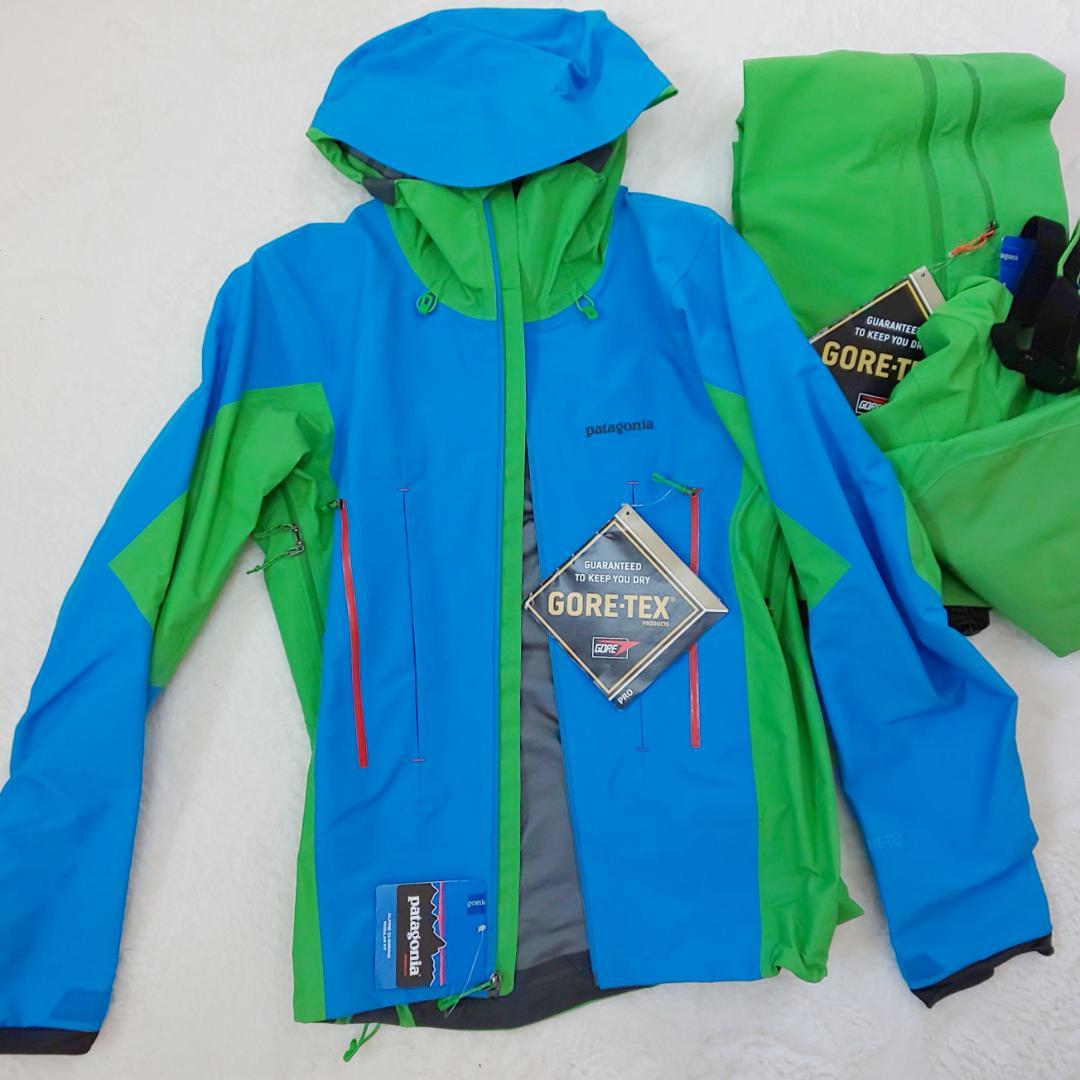 【未使用品】patagonia スーパーアルパインジャケット ＆ ビブ メンズS
