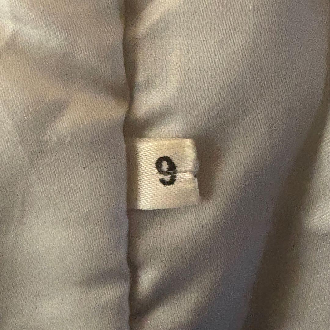 クリーム色 毛皮 ロングジャケット