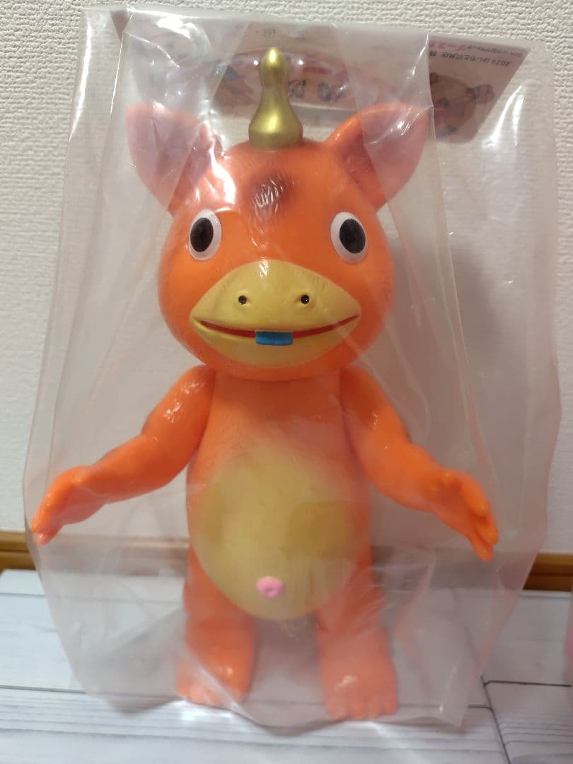 マルサン　ブースカ450 新オレンジ　ソフビ