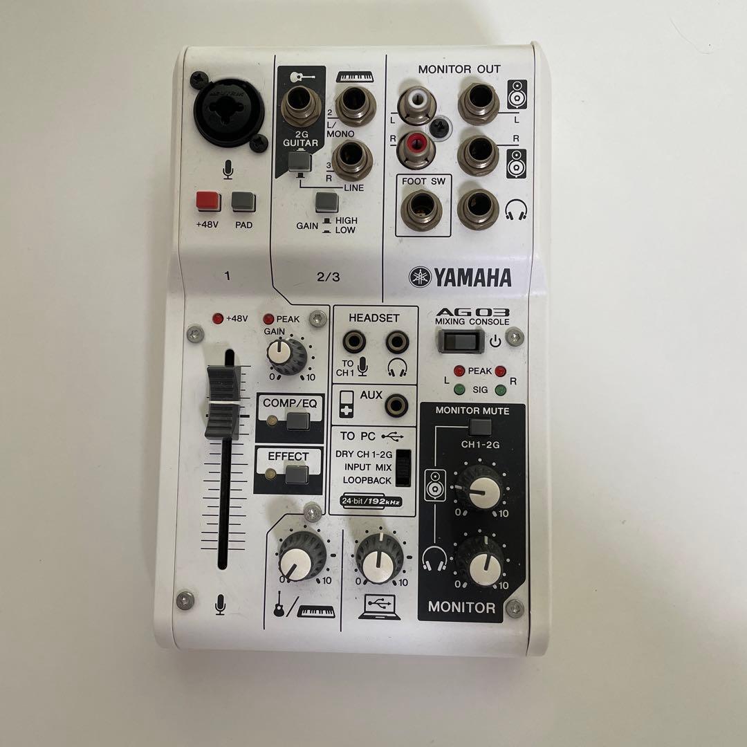 早い者勝ち YAMAHA AG03 オーディオインターフェース 箱無し