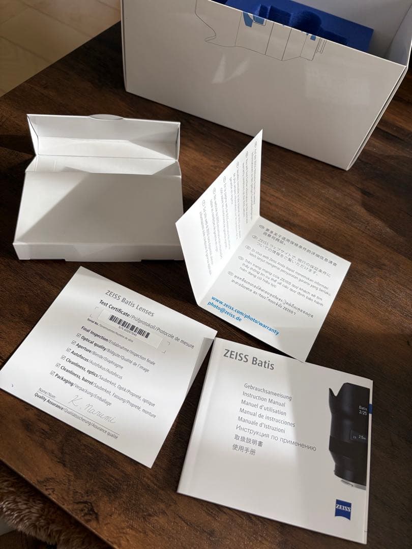 ZEISS 2/25 単焦点レンズ　美品