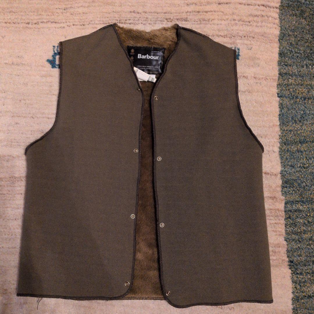 Barbour ベスト　英国製　美品