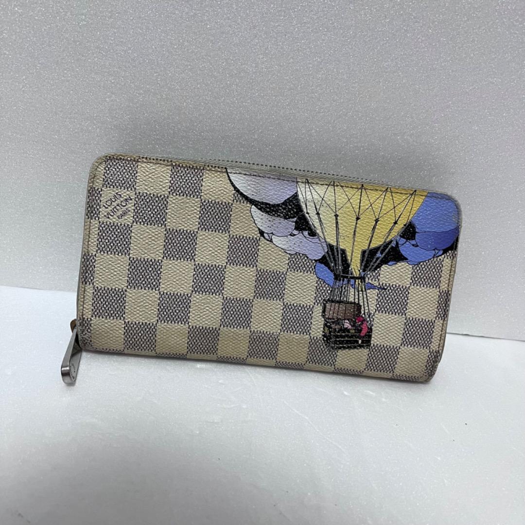 ルイヴィトン　アズール　イリュストレ　ジッピーウォレット　長財布　N63006