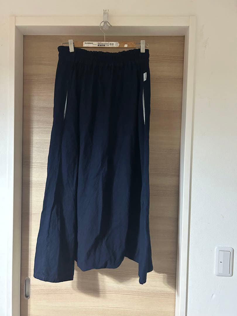 美品ソウソウSOU・SOU伊勢木綿臼井織ぬの株式会社ネイビーコットンパンツM男女