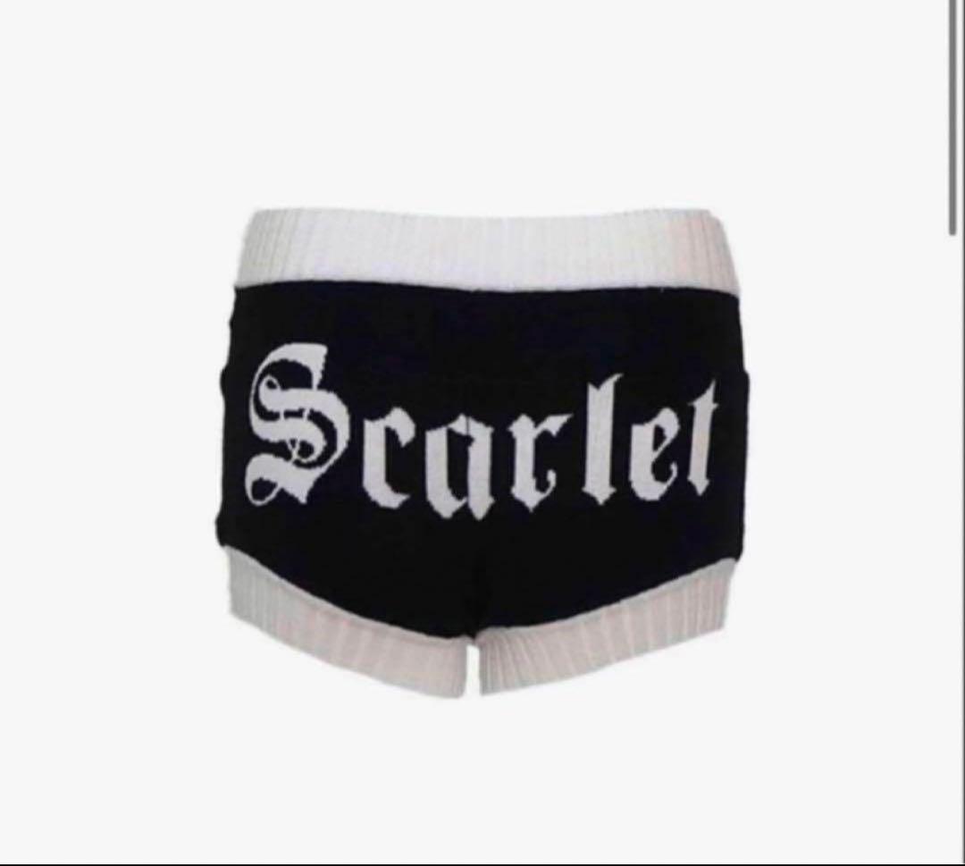 美品　theredthread S logo knit pants micro