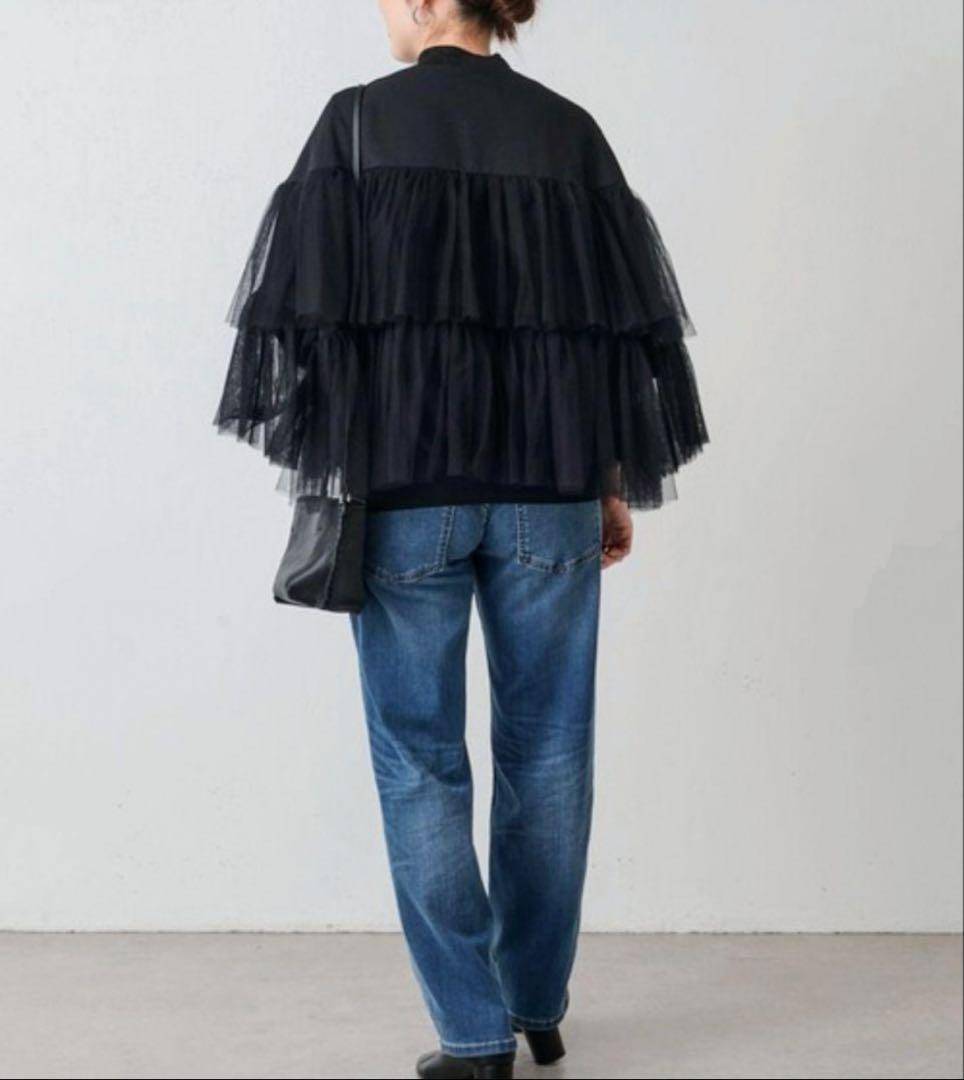 BEARDSLEY ビアズリー チュールMA-1 ブルゾン ブラック 新品未使用