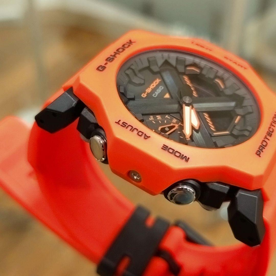 【極美品】CASIO　G-SHOCK　GA-2300FL レスキューオレンジ