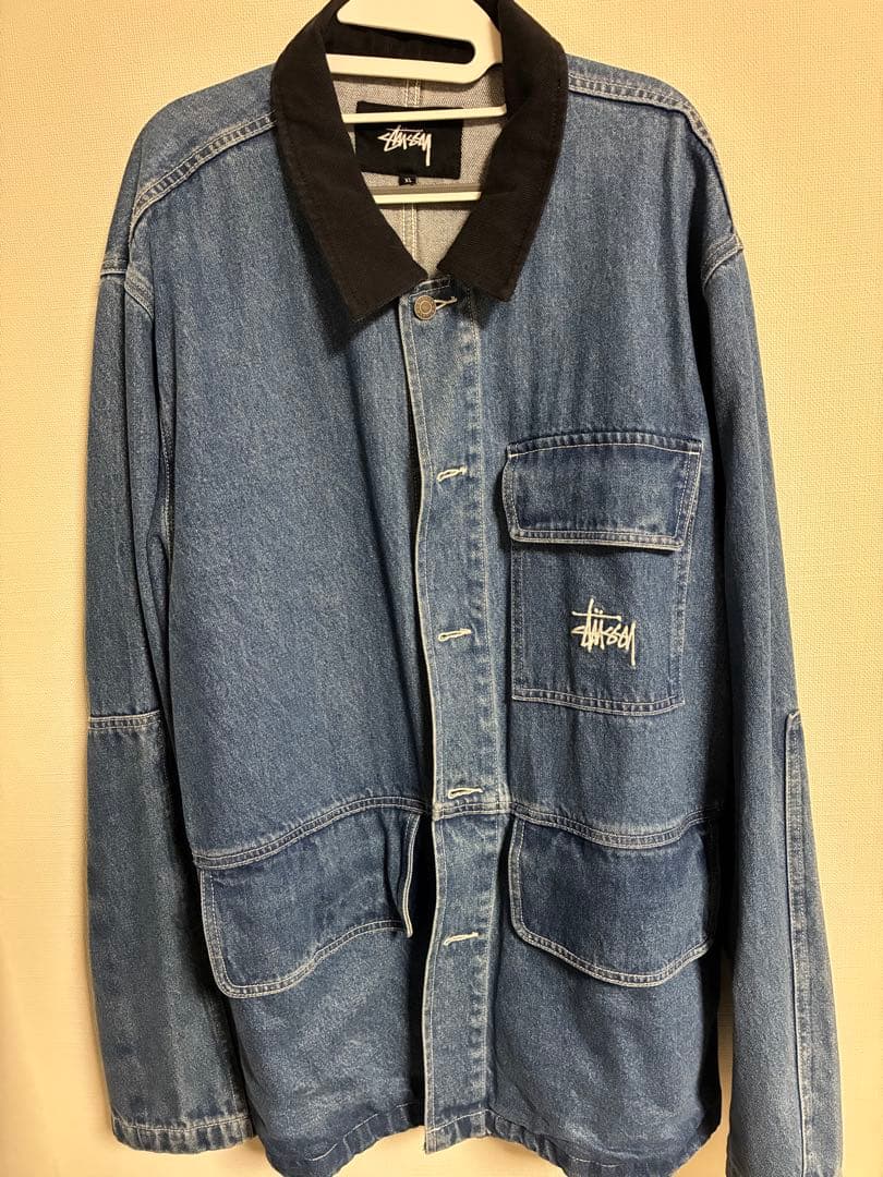 ニ*ん様 Stussy デニムジャケット オーバーサイズ