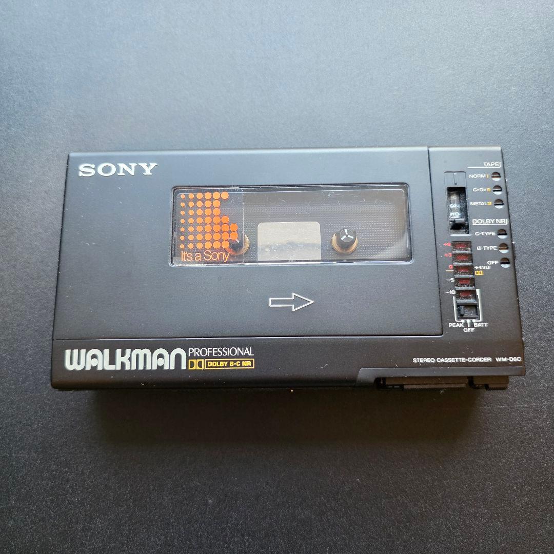 ポータブルプレーヤー SONY WALKMAN PROFESSIONAL WM-D6C