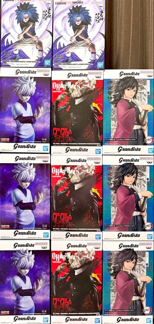 【フィギュア27点】キルア　鬼滅の刃　冨岡義勇　範馬勇次郎　ナルト　ダンダダン