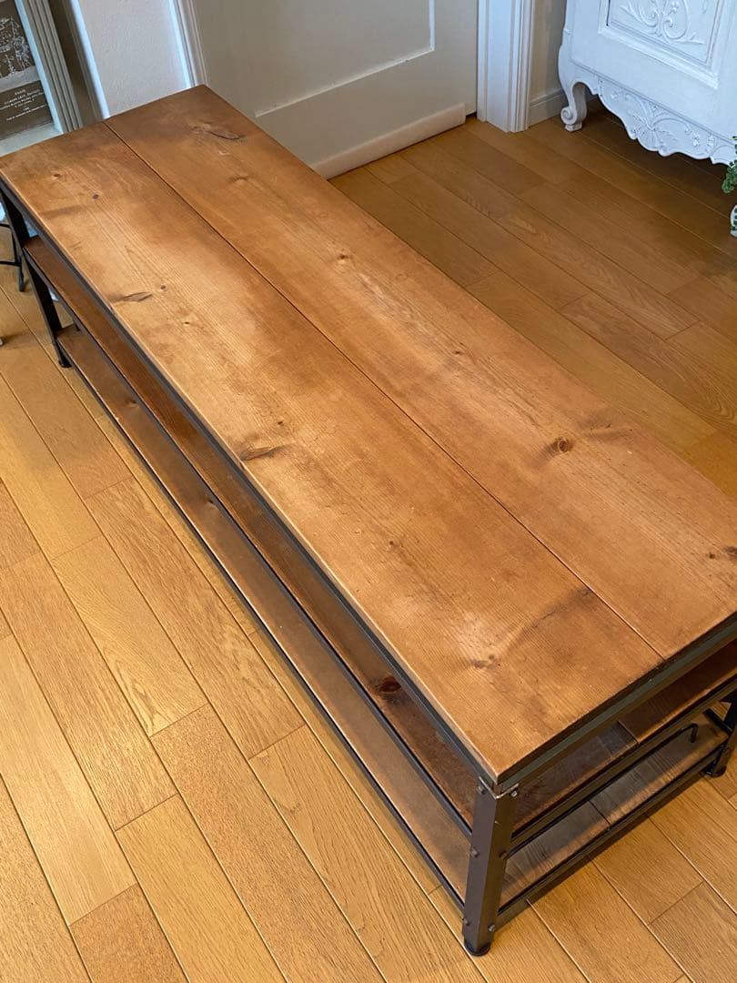 テレビ台　テレビボード　収納棚　アイアン　インダストリアル　アンティーク調