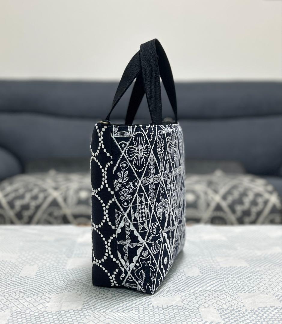 ハンドメイド・ミナペルホネン・symphony×tambourineトートバッグ