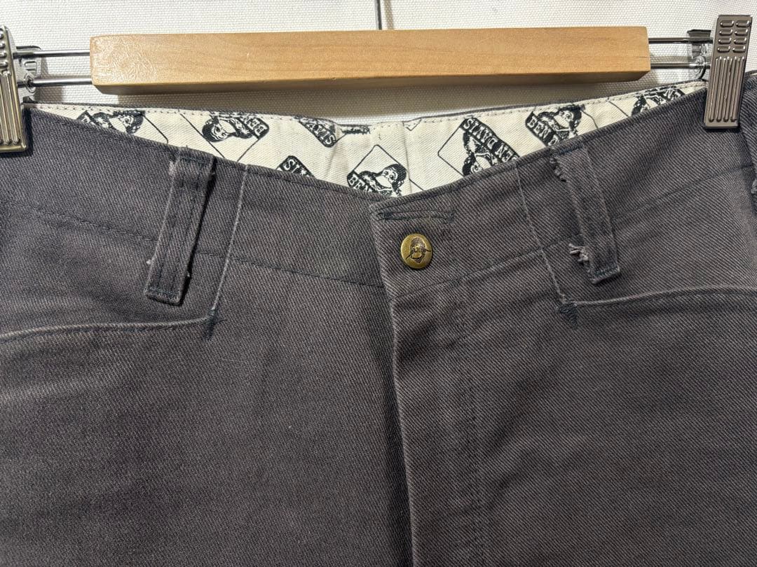 90s ben davis ワークパンツ フリスコパンツ グレー W31 米国製