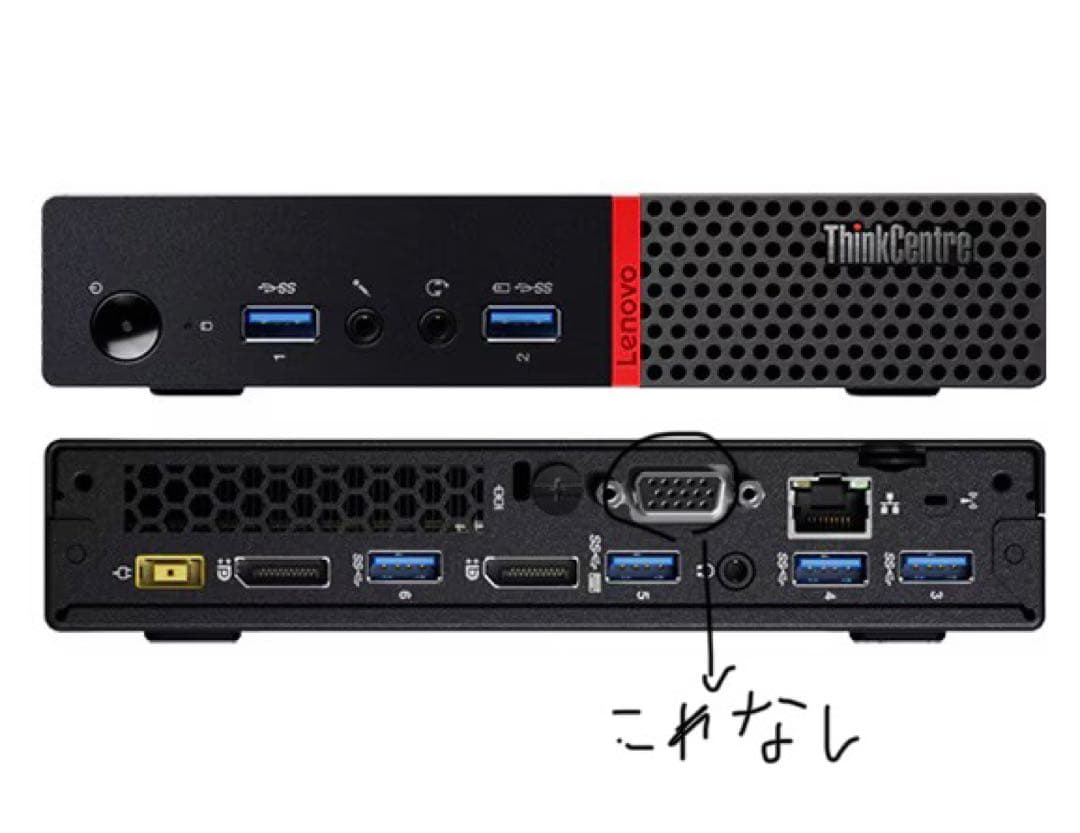 【中古】ThinkCentre M715q Tiny Lenovo ssd無し