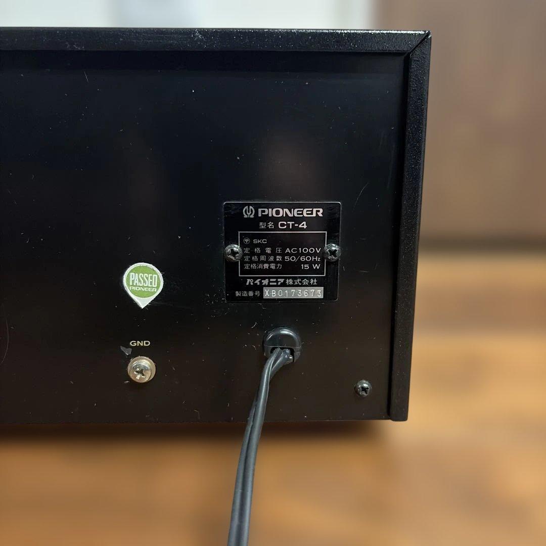 pioneer パイオニア CT-4 ステレオ カセットデッキ 稼動品 美品