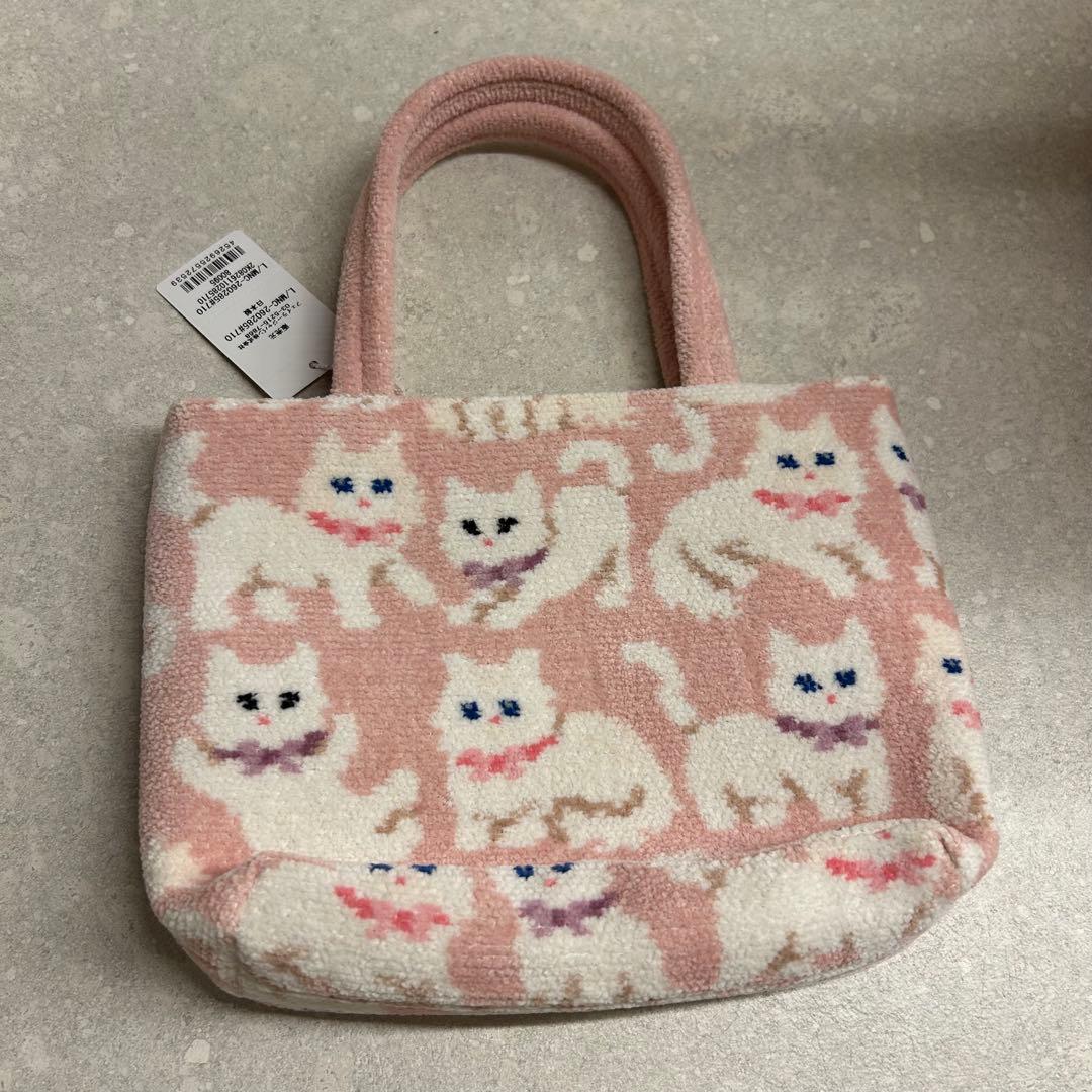 完売品 FEILER モフモフネコチャン バッグ