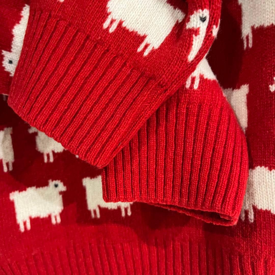 ヨーコ⭐︎Warm&Wonderful 羊ニット Wool100 XL