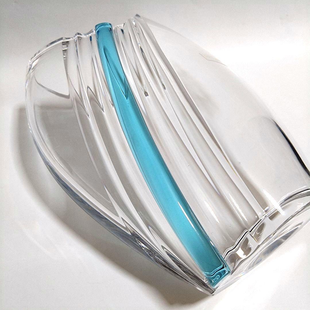 サン　ルイ　フランス　ガラス　花瓶　サンルイ