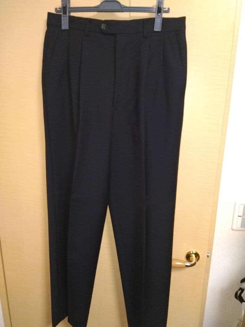 【美品】90s GIORGIO ARMANI　ワイドスラックス　ほぼ未使用品