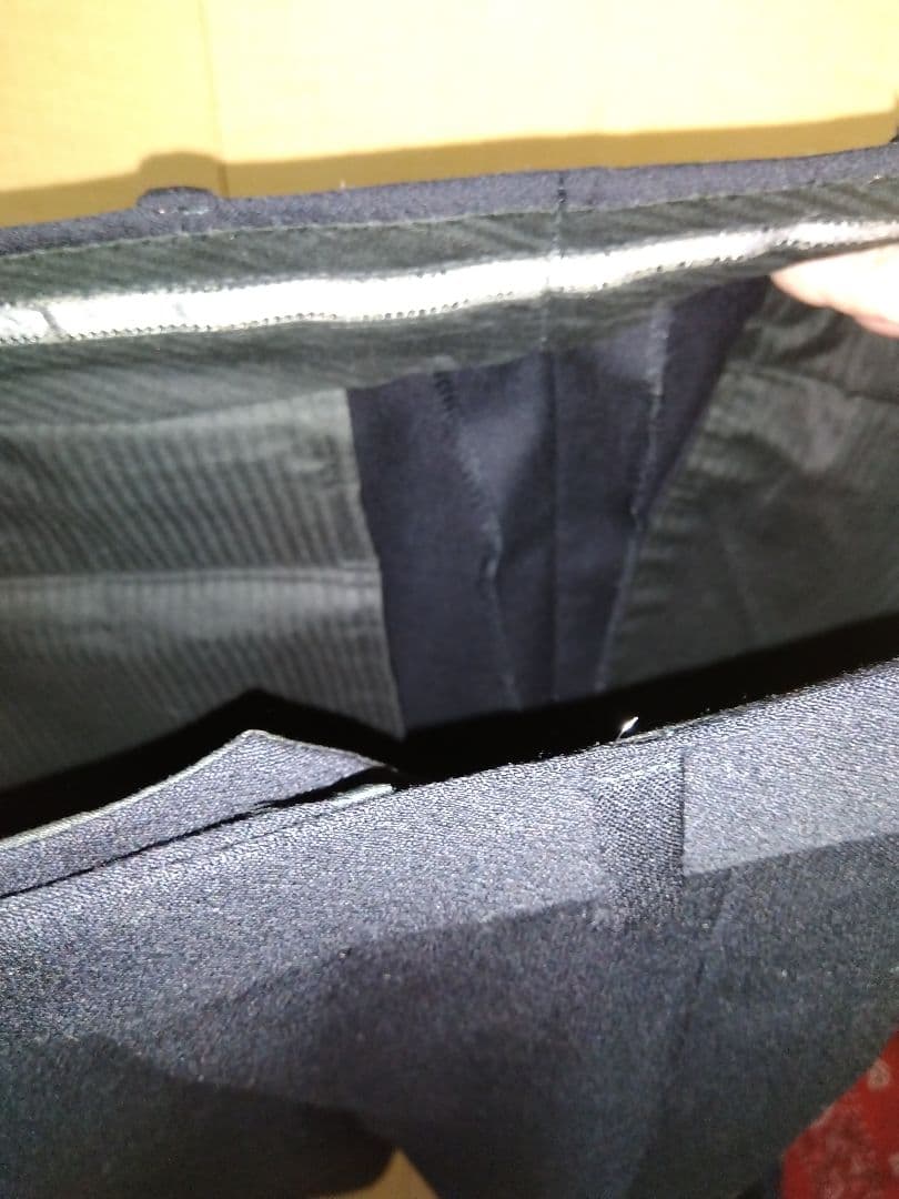 【美品】90s GIORGIO ARMANI　ワイドスラックス　ほぼ未使用品