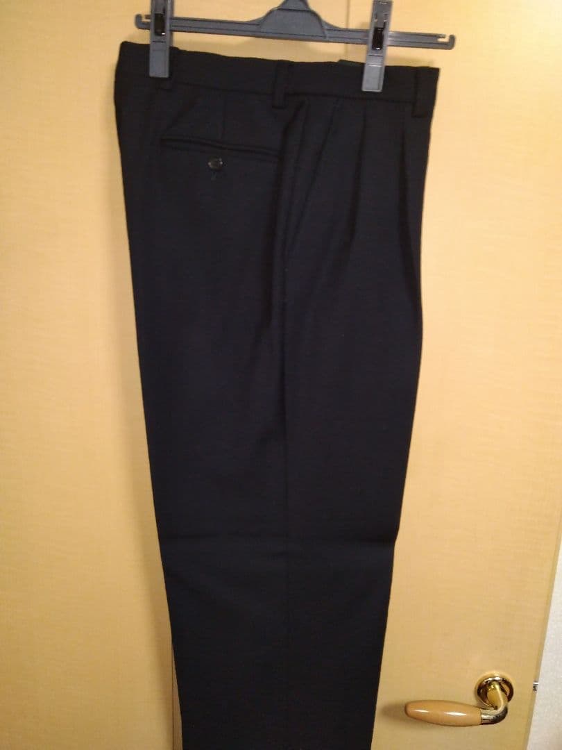 【美品】90s GIORGIO ARMANI　ワイドスラックス　ほぼ未使用品