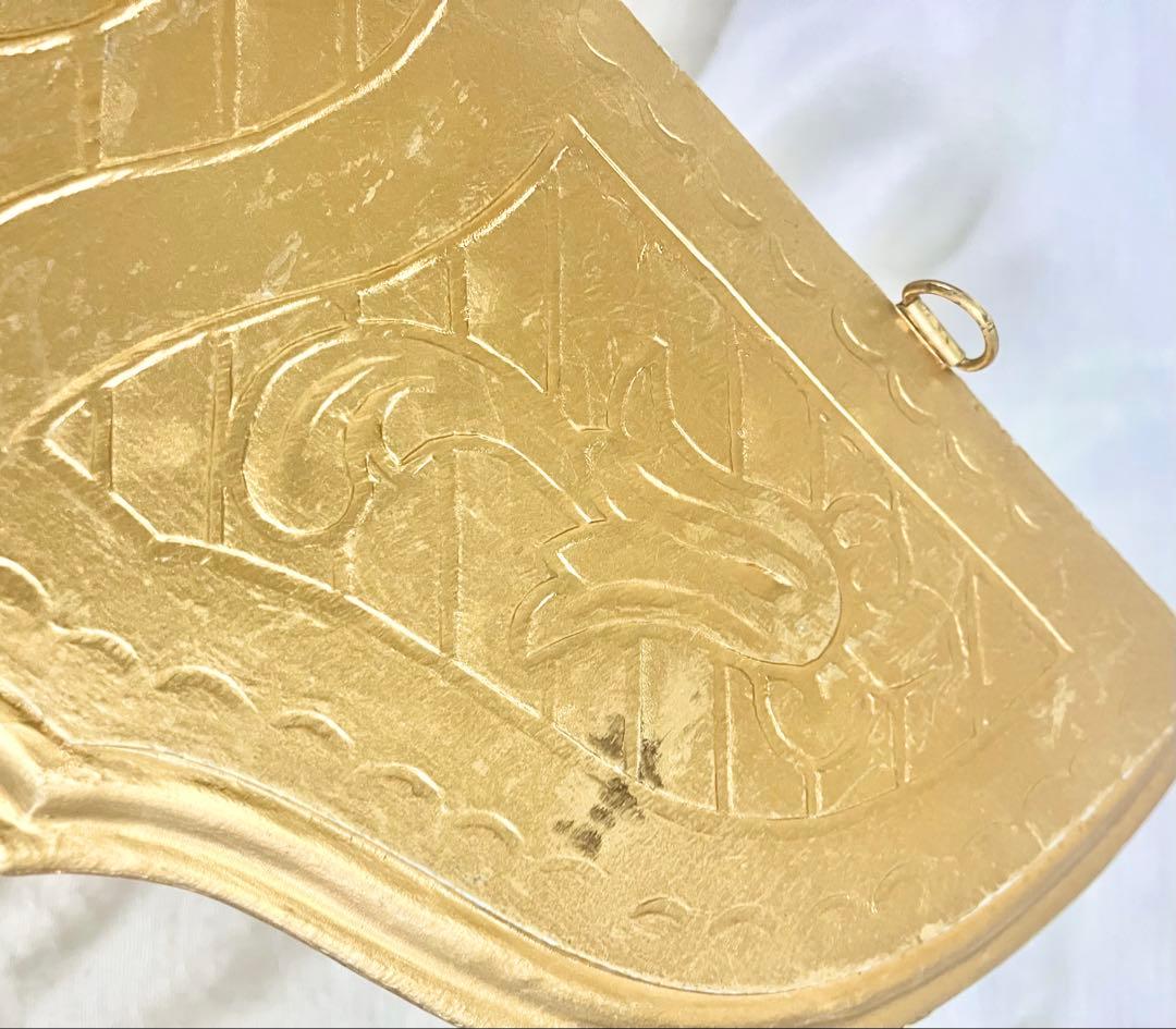 イタリア製　壁掛け コンソール 2個セット　棚　装飾　ゴールド　インテリア