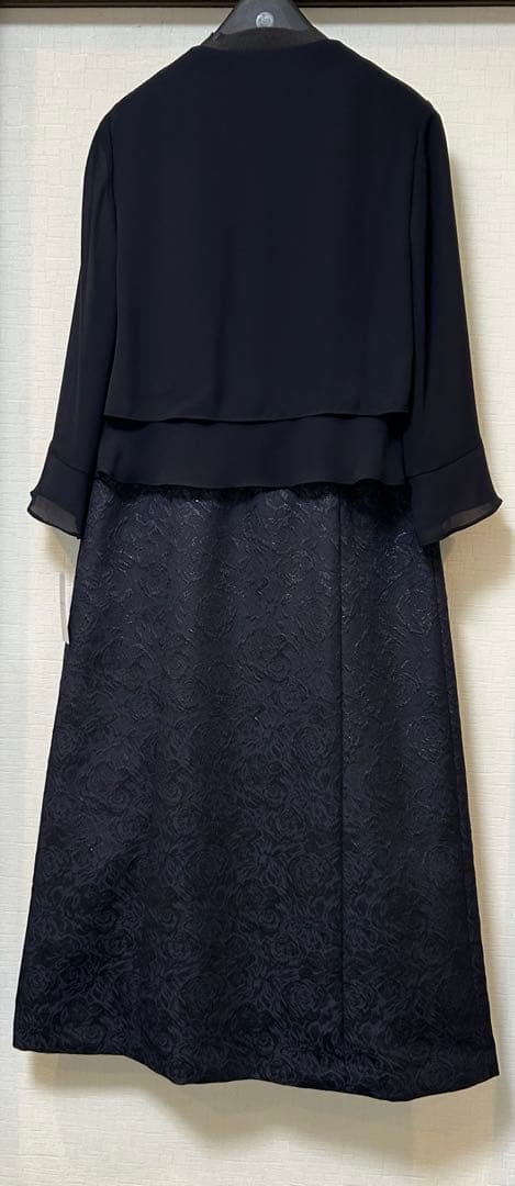 東京ソワール　マザーズドレス　ゲストドレス　カバーアップ付きワンピース9号