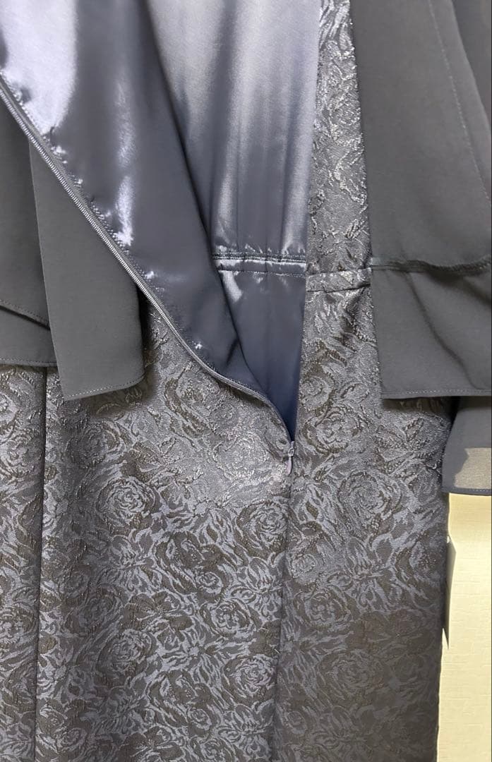 東京ソワール　マザーズドレス　ゲストドレス　カバーアップ付きワンピース9号