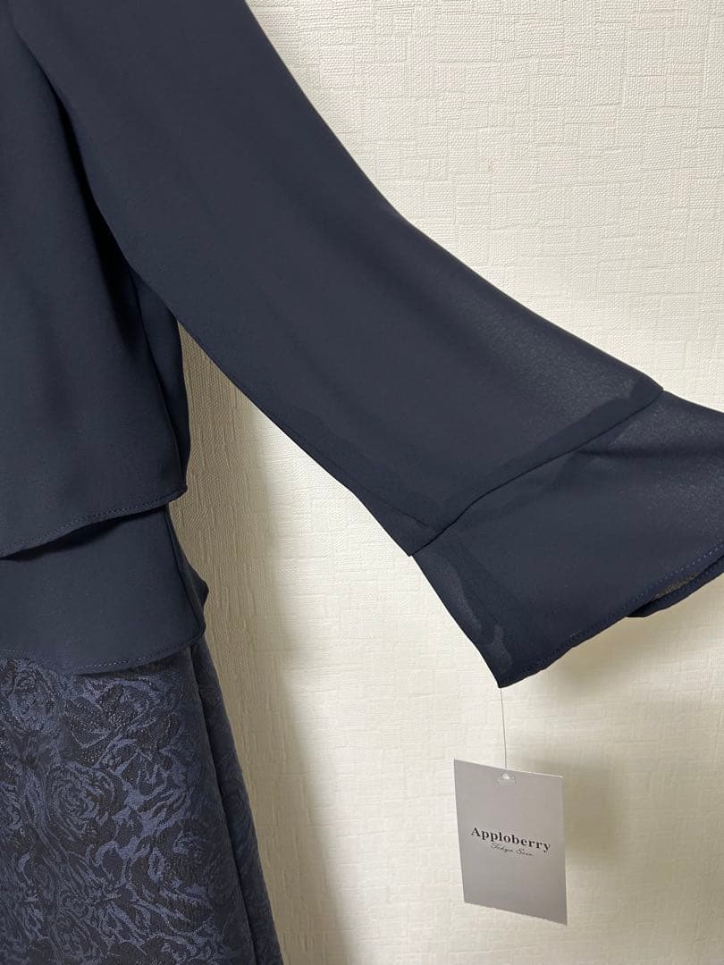 東京ソワール　マザーズドレス　ゲストドレス　カバーアップ付きワンピース9号