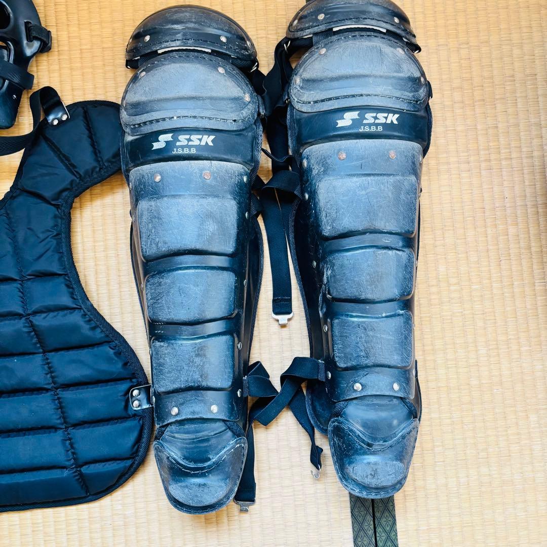 SSK キャッチャー防具セット　ヘルメット無し 軟式野球用