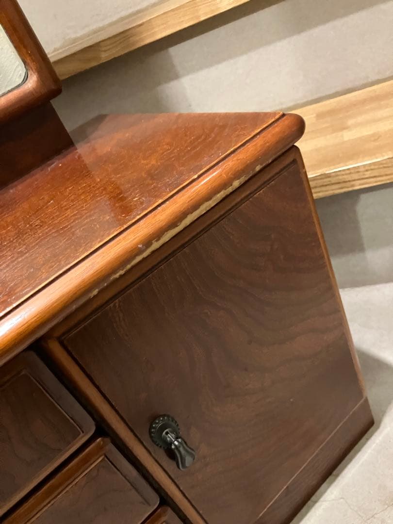 鏡台　レトロ　ジャパンヴィンテージ　昭和　ドレッサー　日本　家具　姿見鏡　化粧台