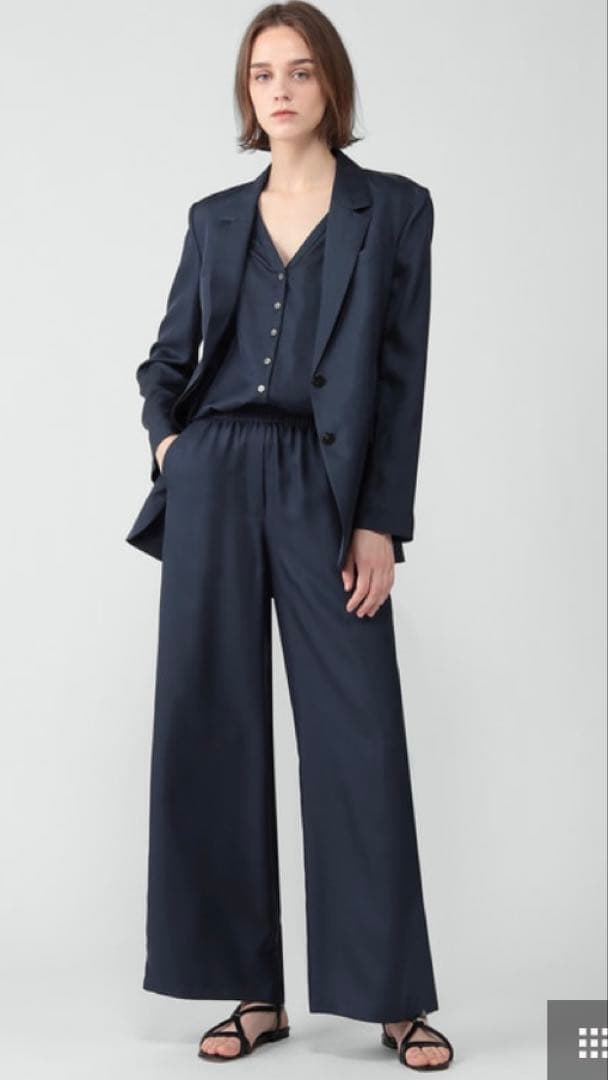 【25FW 新作】　Theory シルクジャケット　ウォッシャブル素材