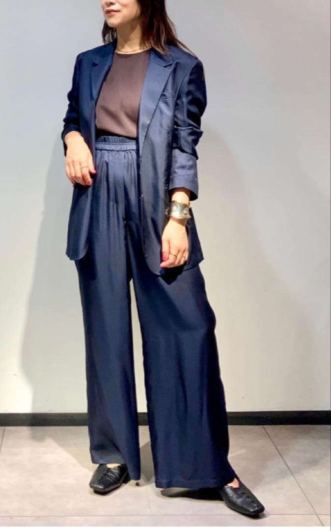 【25FW 新作】　Theory シルクジャケット　ウォッシャブル素材