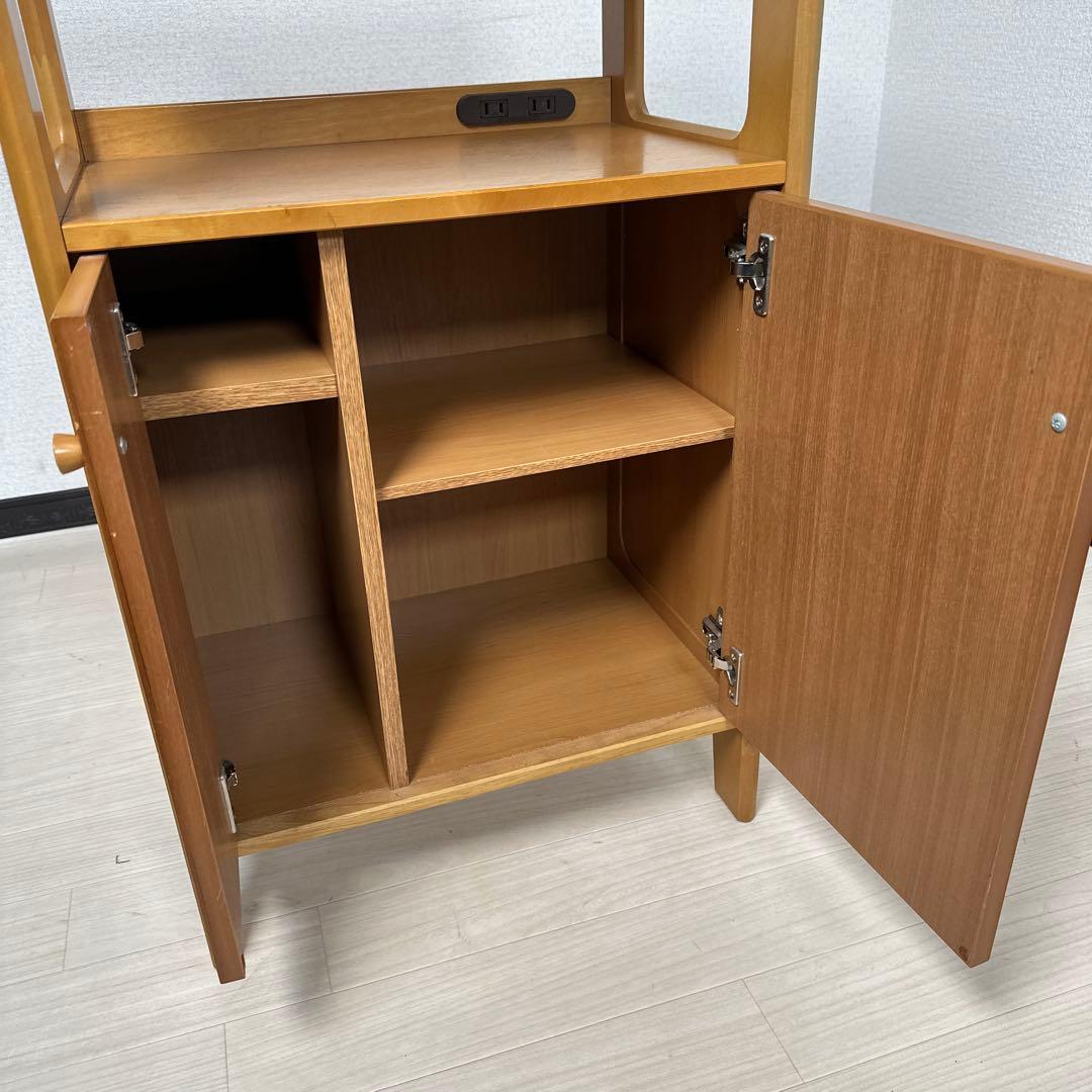 カリモク 電話台 TEL台 FAX台 サイドテーブル コンセント2口 i4※