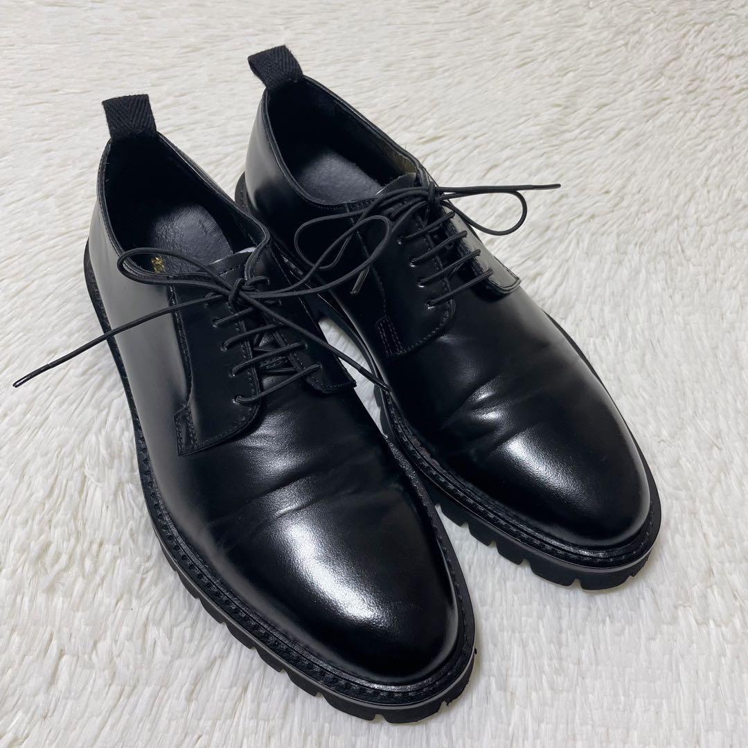 極美品✨定価2.1万　BEAMS HEART プレーントゥシューズ　本革　日本製