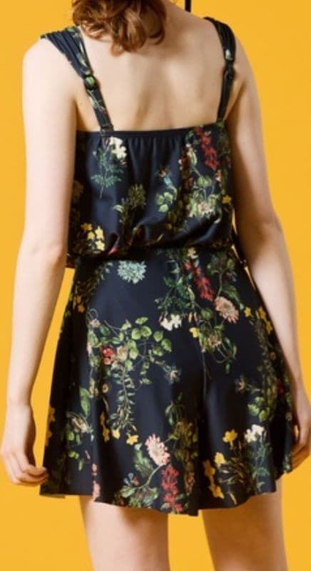 三愛水着楽園　水着 タンキニ　３点セット「San-ai Resort」ネイビーL