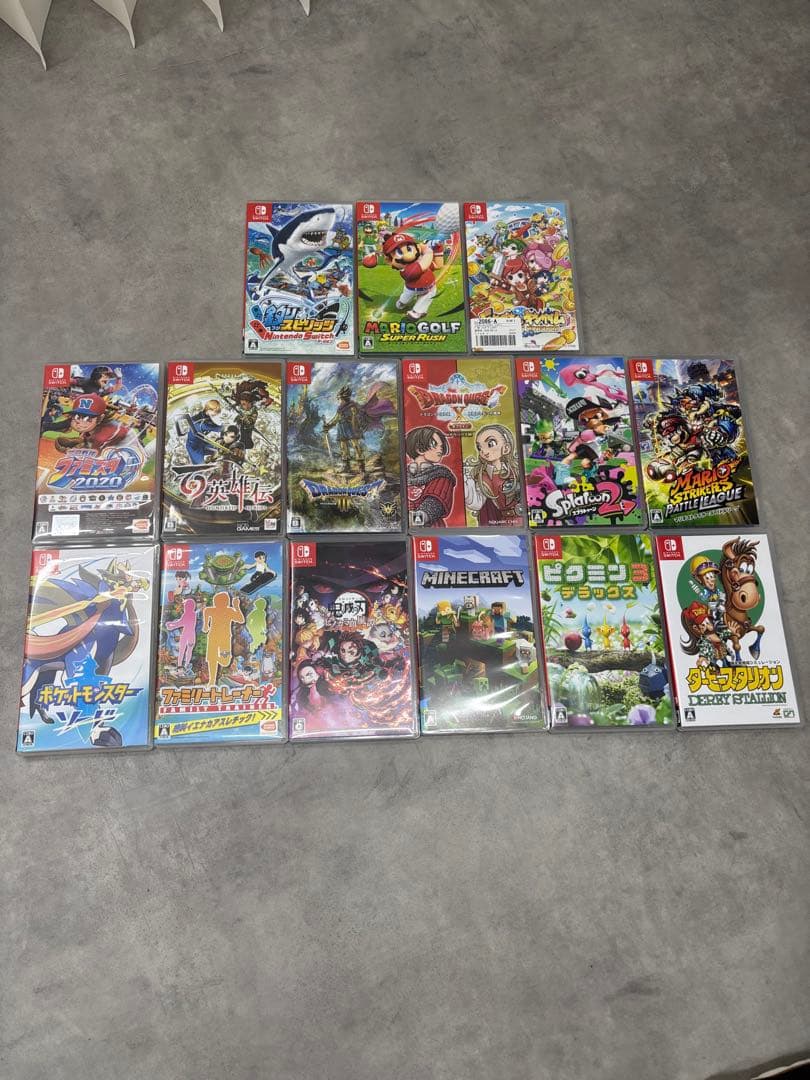 タ*マ様 ニンテンドーSwitch ソフト まとめ売り 15本 マリオ ポケモン