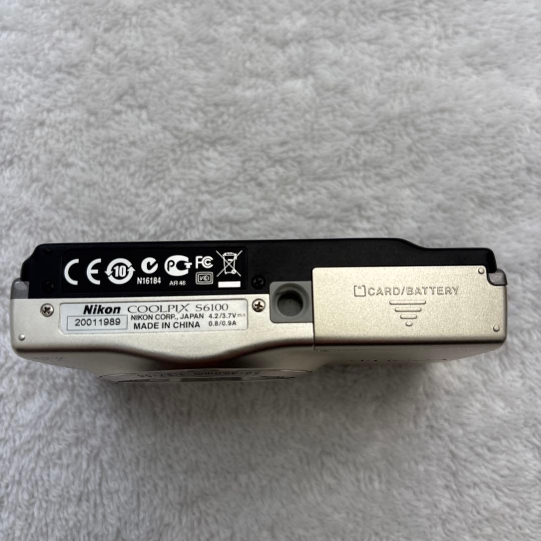 【美品】Nikon COOLPIX S6100 シルバー